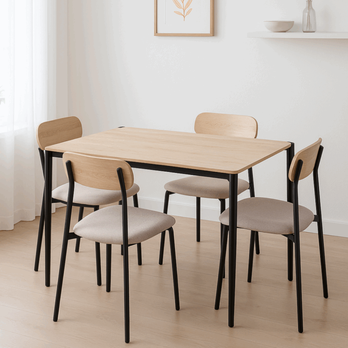Conjunto mesa comedor Naeba