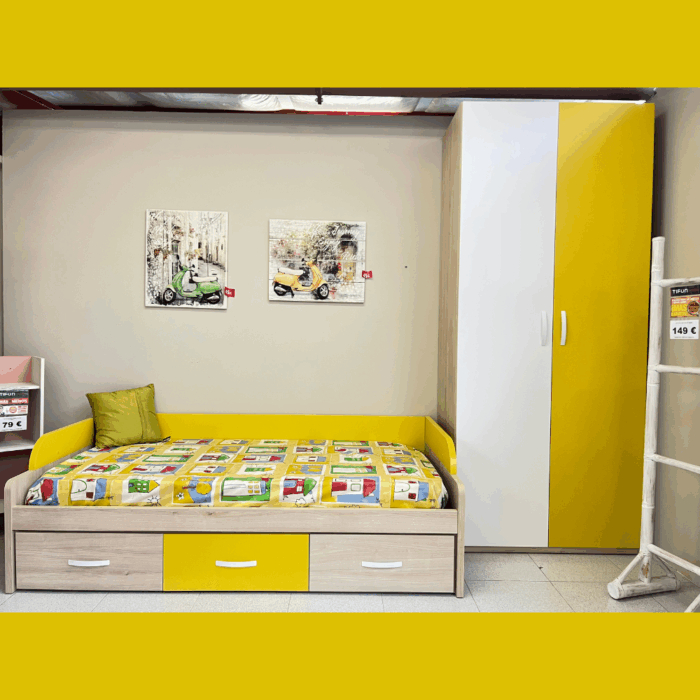 Juvenil armario+ cama nido