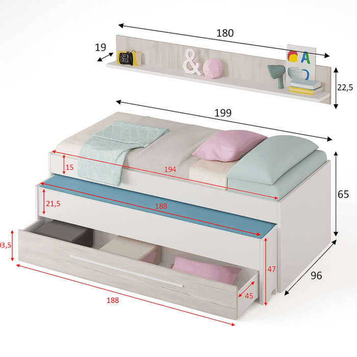 Cama infantil Victoria - Imagen 3